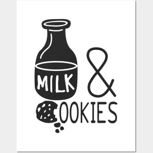 Milk & cookies Posters and Art